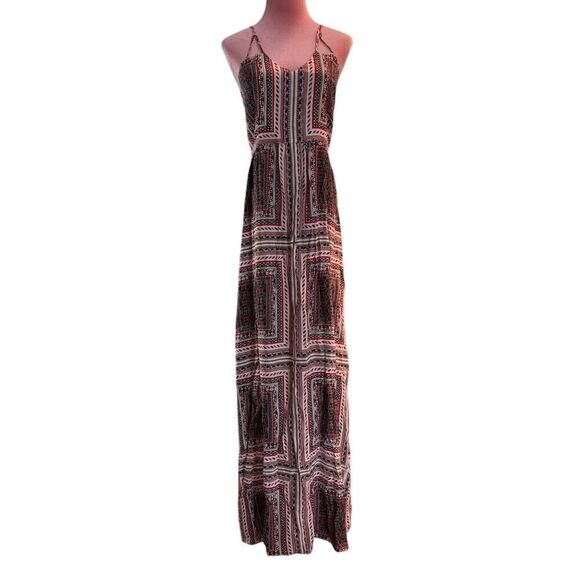 NWOT Parker 100% SILK Maxi Dress, Lace Back, Lined Top, Skirt Unlined Small - Picture 1 of 7